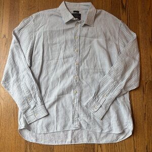 JoS A Banks reserved‎ tailored fit mens 2x linen blend collared button down